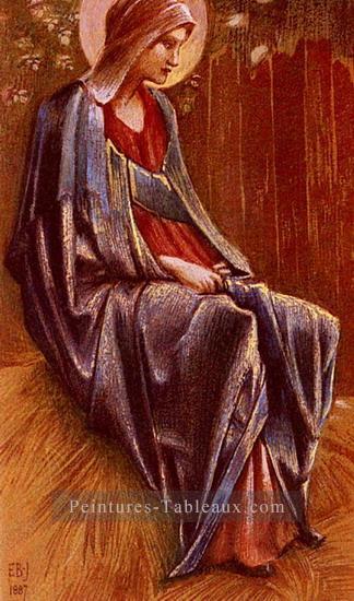 La vierge préraphaélite Sir Edward Burne Jones Peintures à l'huile